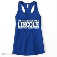Lincoln Personal Name Funny Lincoln Gift Women's Tank Top thumb 0