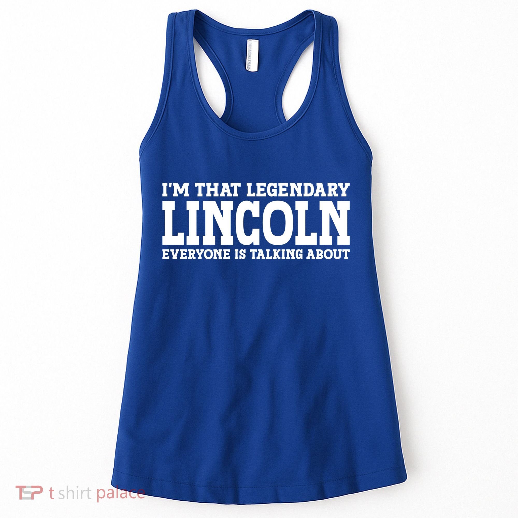 Lincoln Personal Name Funny Lincoln Gift Women's Tank Top