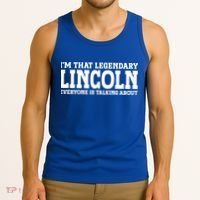 Lincoln Personal Name Funny Lincoln Gift Tank Top thumb 3