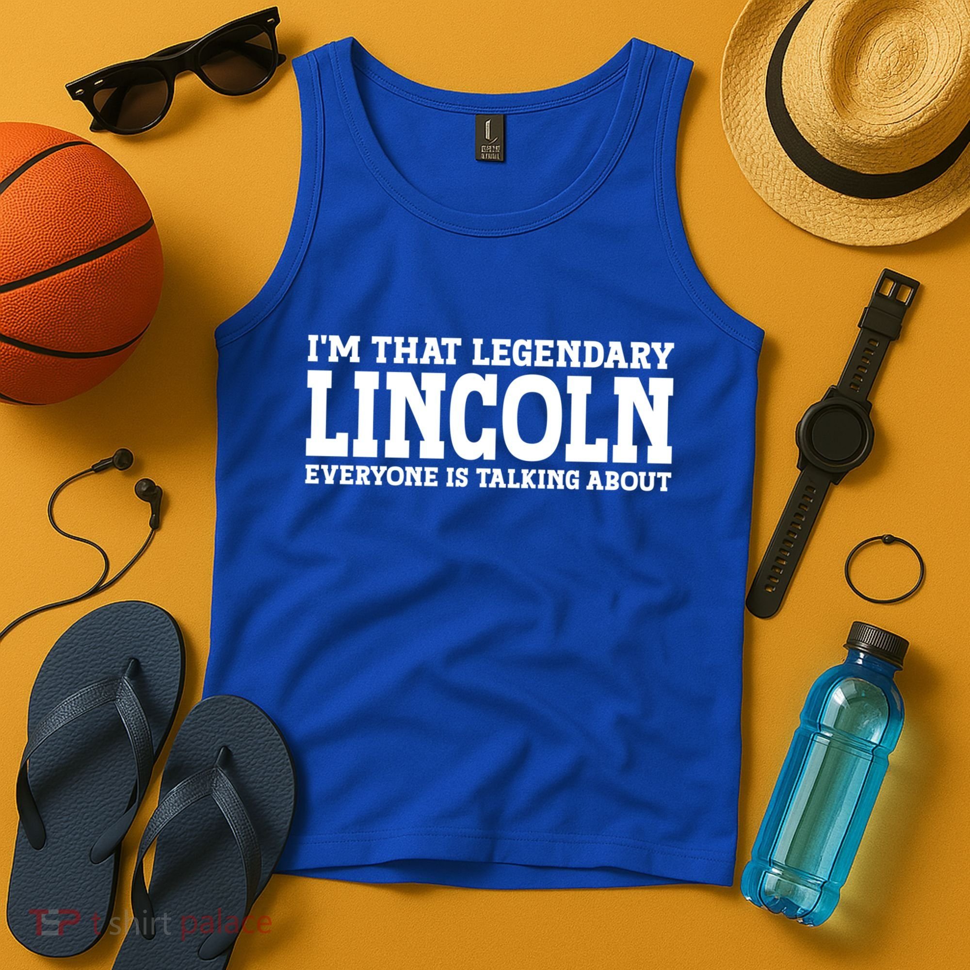 Lincoln Personal Name Funny Lincoln Gift Tank Top