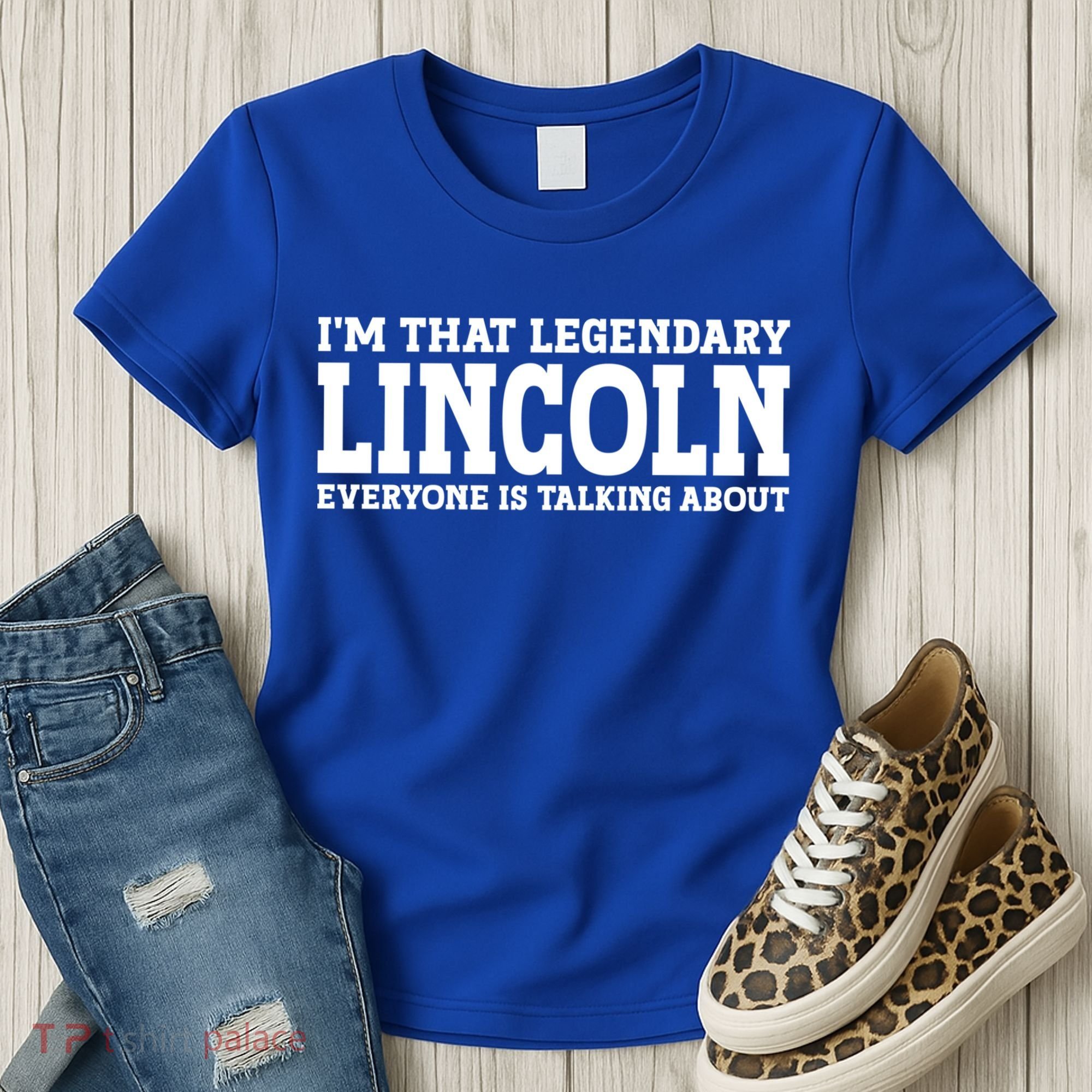 Lincoln Personal Name Funny Lincoln Gift Women's T-Shirt