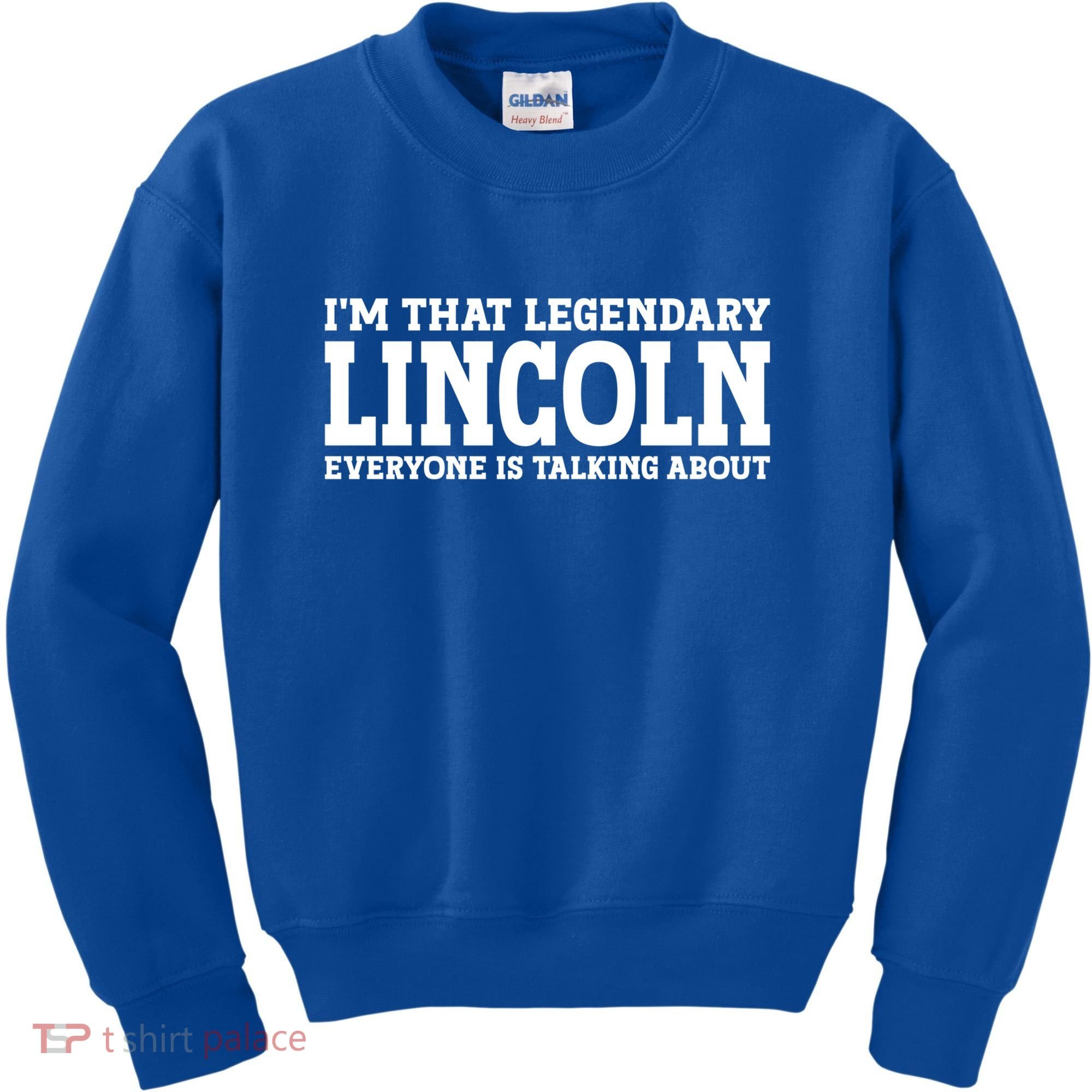 Lincoln Personal Name Funny Lincoln Gift Kids Sweatshirt