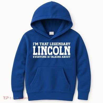Lincoln Personal Name Funny Lincoln Gift Kids Hoodie