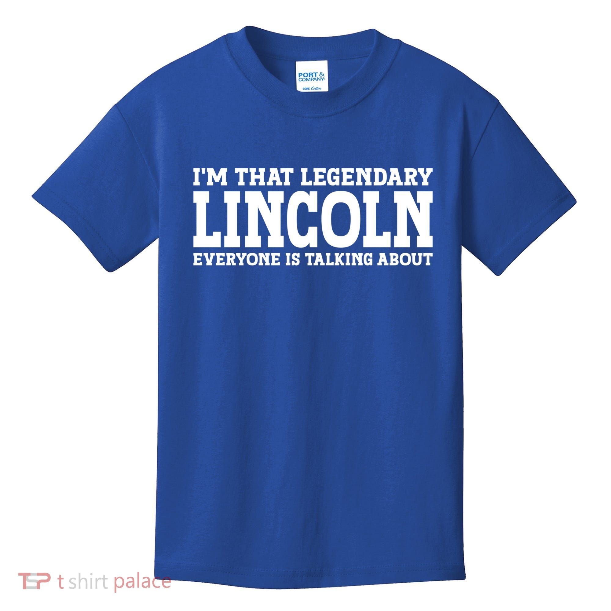 Lincoln Personal Name Funny Lincoln Gift Kids T-Shirt
