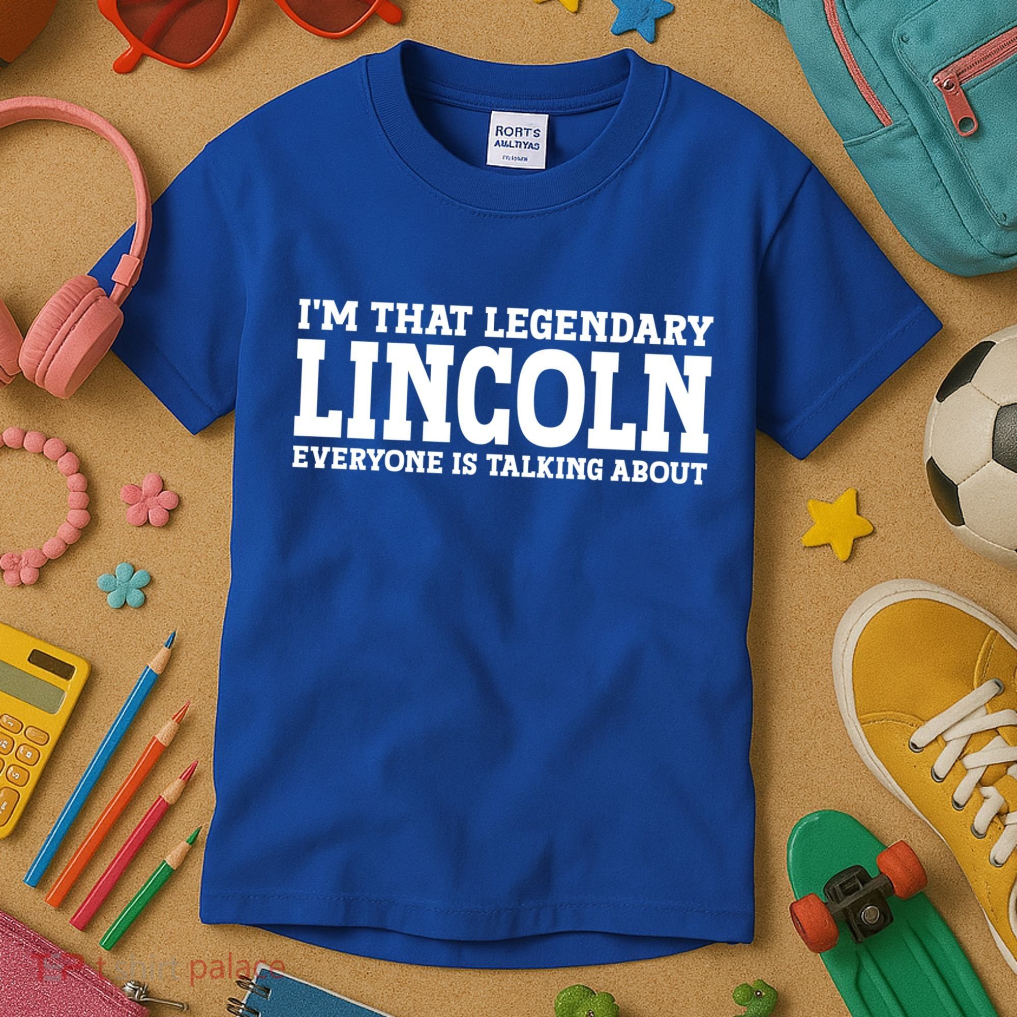 Lincoln Personal Name Funny Lincoln Gift Kids T-Shirt