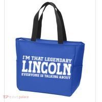 Lincoln Personal Name Funny Lincoln Gift Tote Bag thumb 3