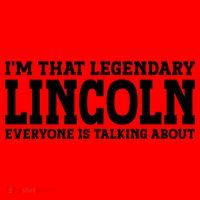 Lincoln Personal Name Funny Lincoln Gift Santa Hat thumb 1