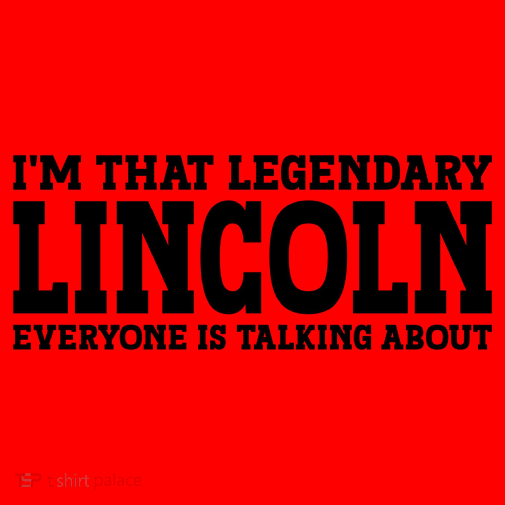 Lincoln Personal Name Funny Lincoln Gift Santa Hat
