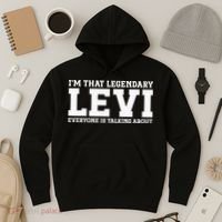 Levi Personal Name Funny Levi Hoodie thumb 3