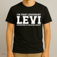Levi Personal Name Funny Levi T-Shirt thumb 3