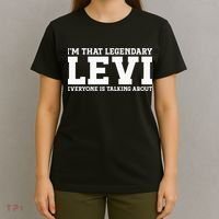 Levi Personal Name Funny Levi T-Shirt thumb 4