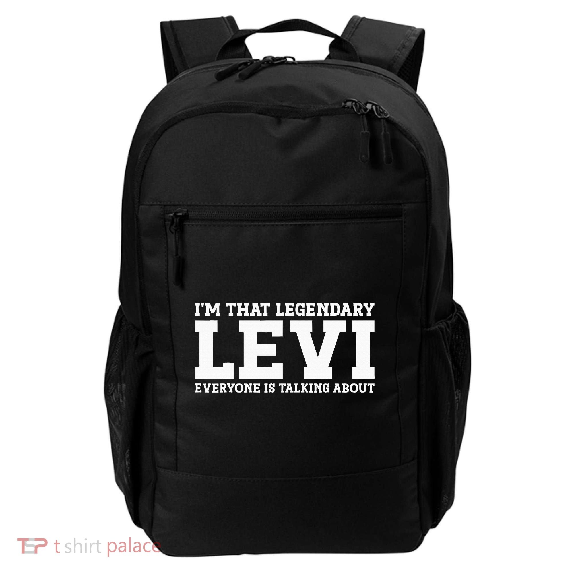 Levi Personal Name Funny Levi Backpack