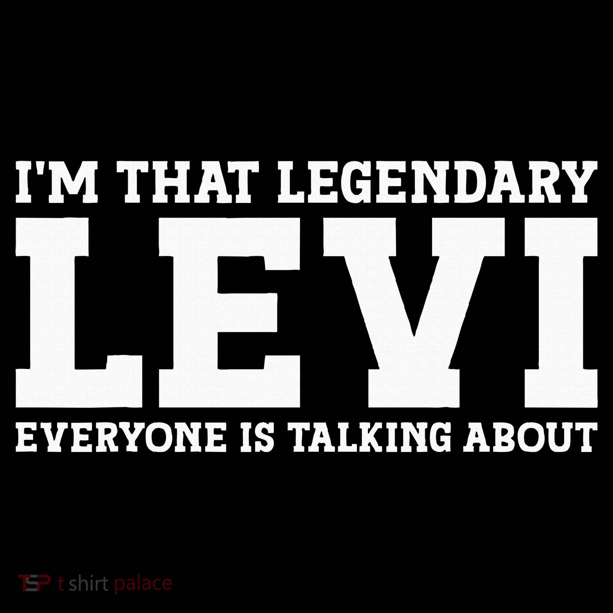 Levi Personal Name Funny Levi Bucket Hat