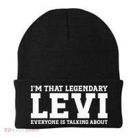 Levi Personal Name Funny Levi Beanie thumb 0