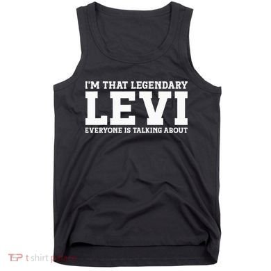 Levi Personal Name Funny Levi Tank Top
