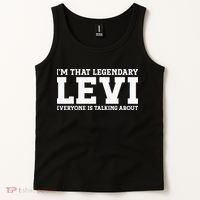 Levi Personal Name Funny Levi Tank Top thumb 2