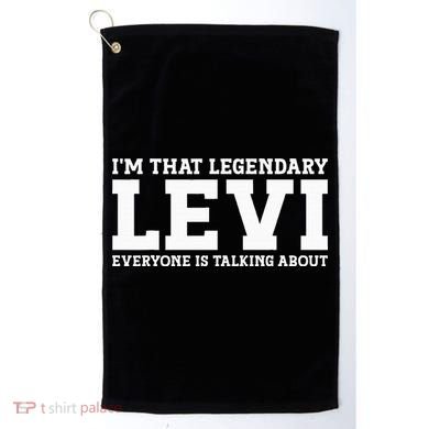 Levi Personal Name Funny Levi Golf Towel