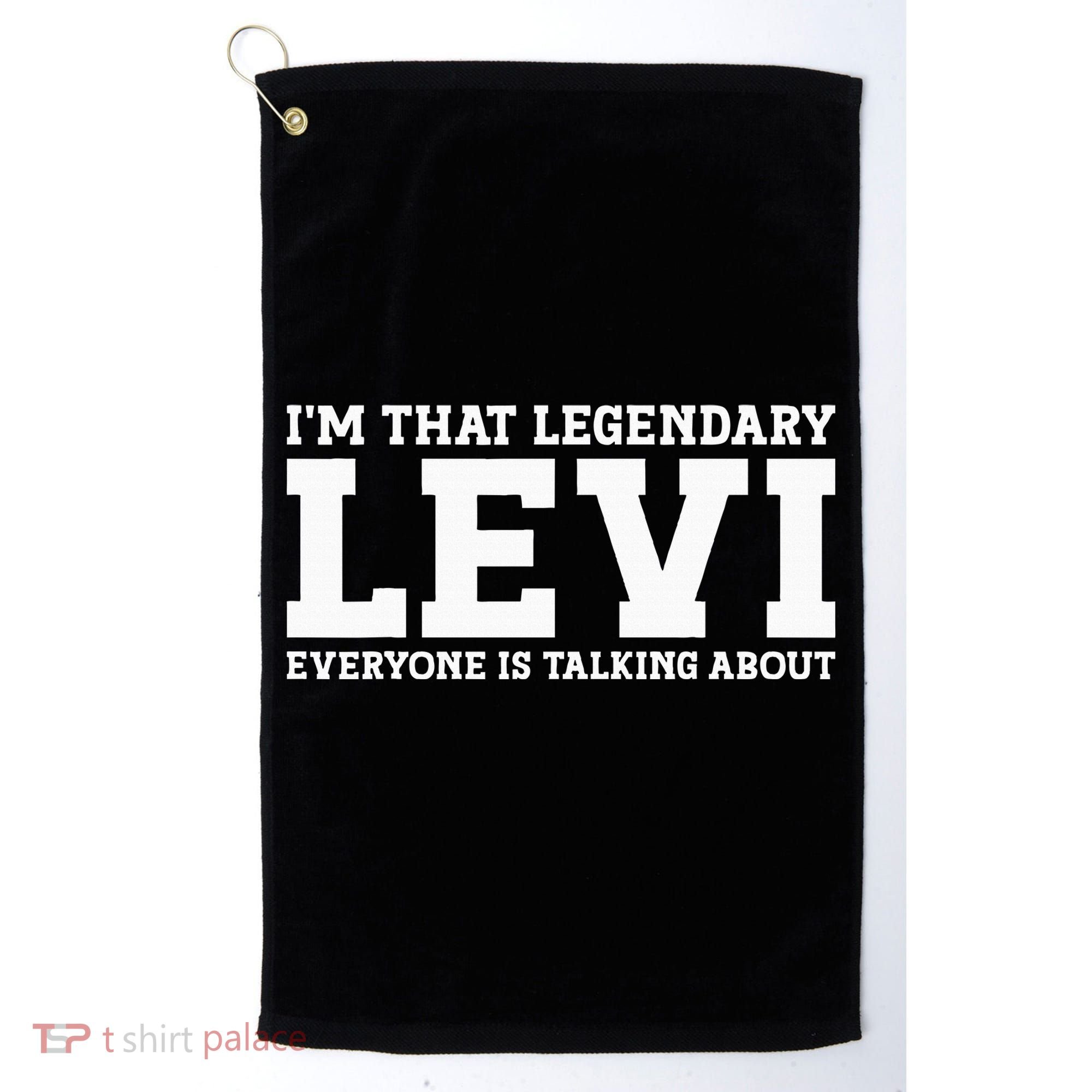 Levi Personal Name Funny Levi Golf Towel