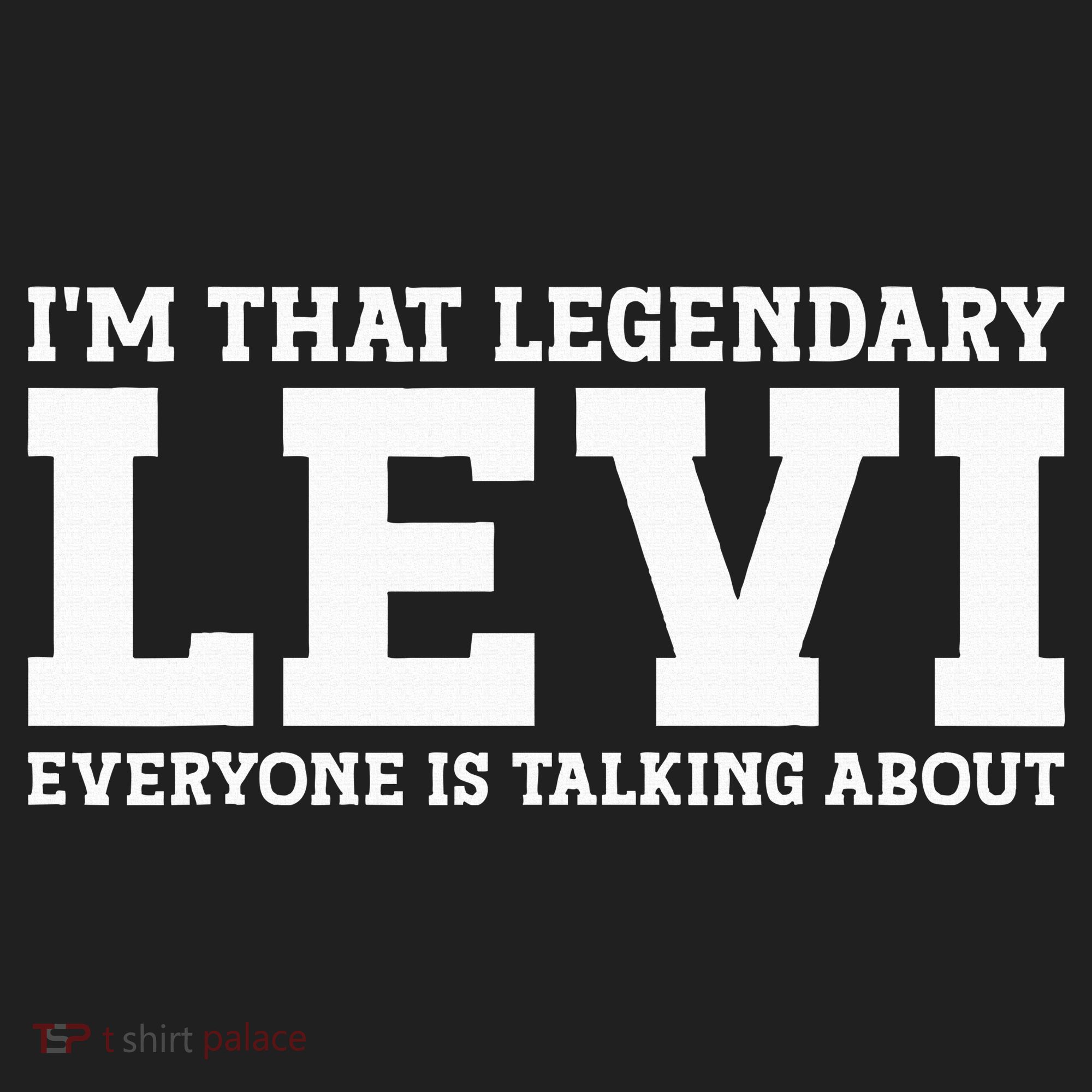 Levi Personal Name Funny Levi Golf Towel