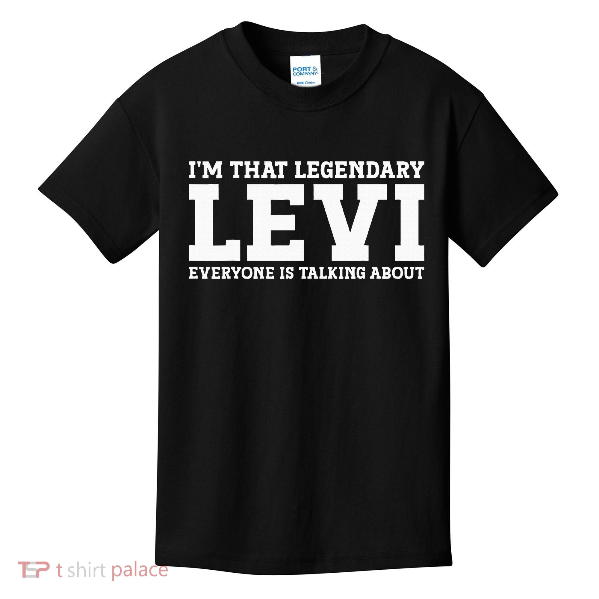 Levi Personal Name Funny Levi Kids T-Shirt
