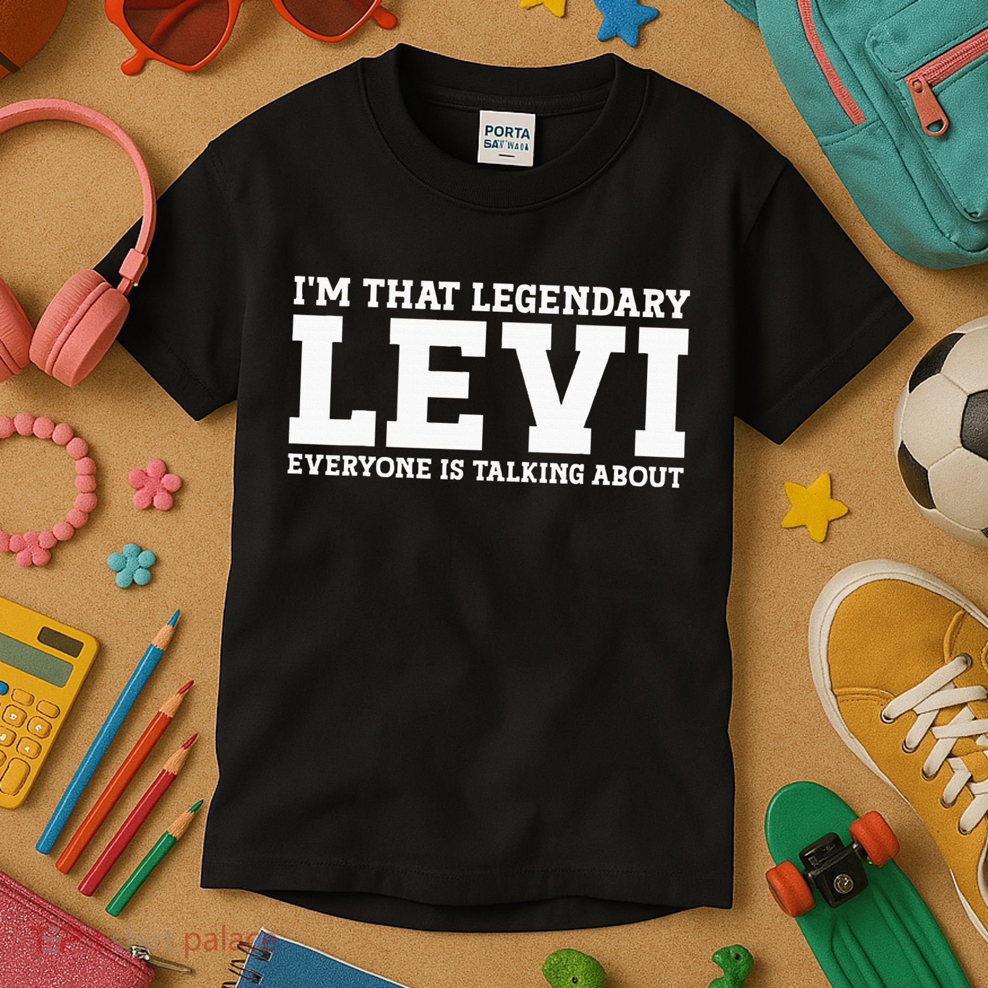 Levi Personal Name Funny Levi Kids T-Shirt