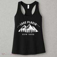 Lake Placid New York Outdoors Adventure Mountain Graphic Gift Women's Tank Top thumb 3
