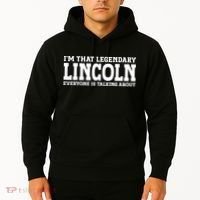 Lincoln Personal Name Funny Lincoln Hoodie thumb 2