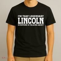 Lincoln Personal Name Funny Lincoln T-Shirt thumb 3