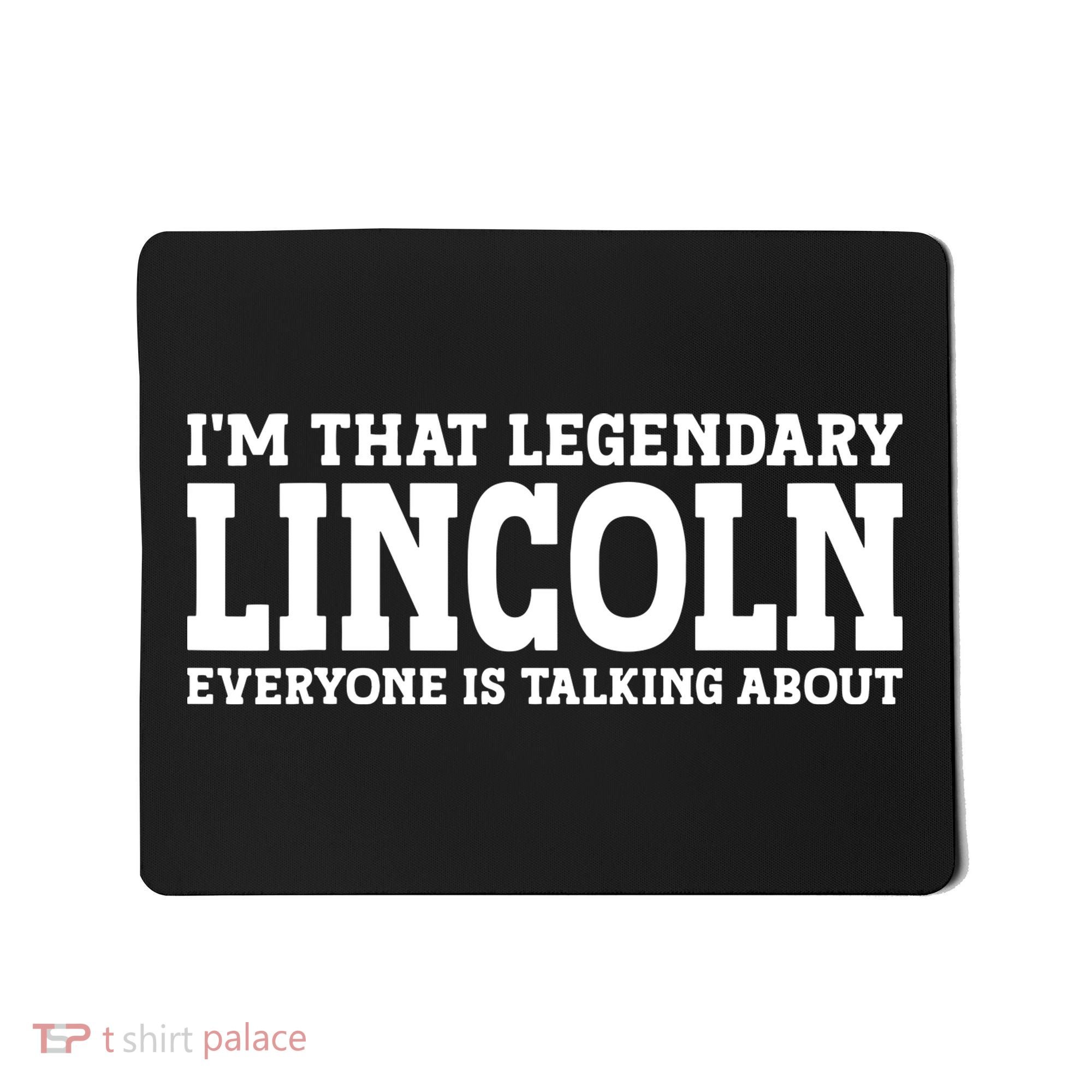 Lincoln Personal Name Funny Lincoln Mousepad