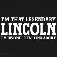 Lincoln Personal Name Funny Lincoln Mousepad thumb 1