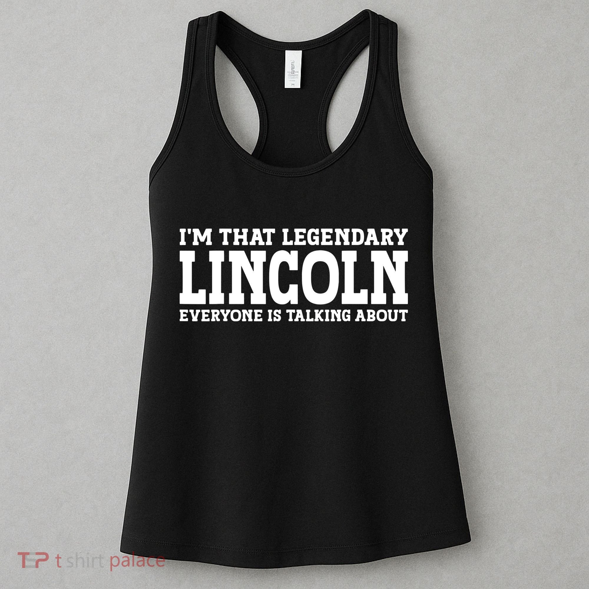 Lincoln Personal Name Funny Lincoln Women's Tank Top