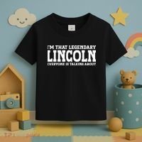 Lincoln Personal Name Funny Lincoln Toddler T-Shirt thumb 3