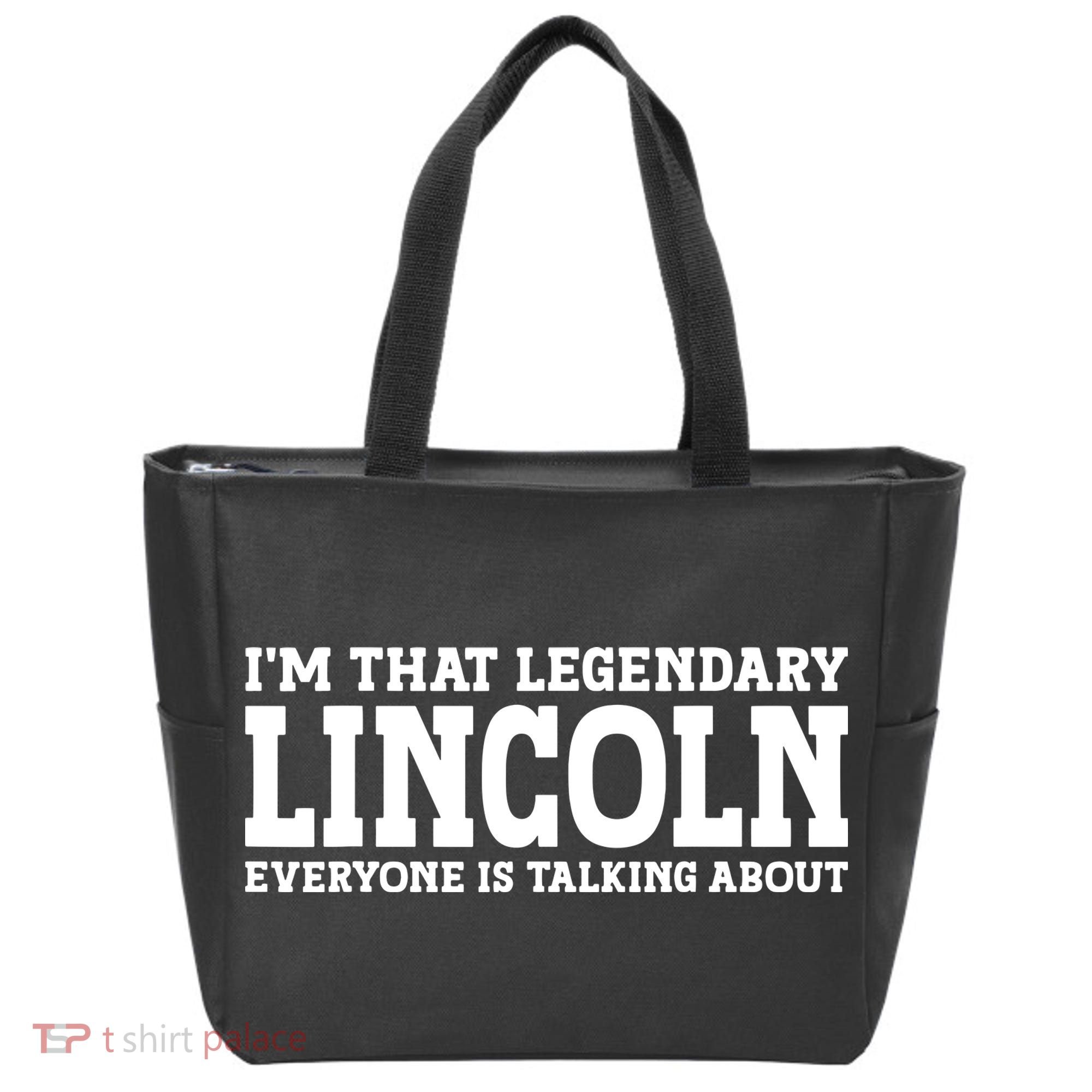 Lincoln Personal Name Funny Lincoln Tote Bag