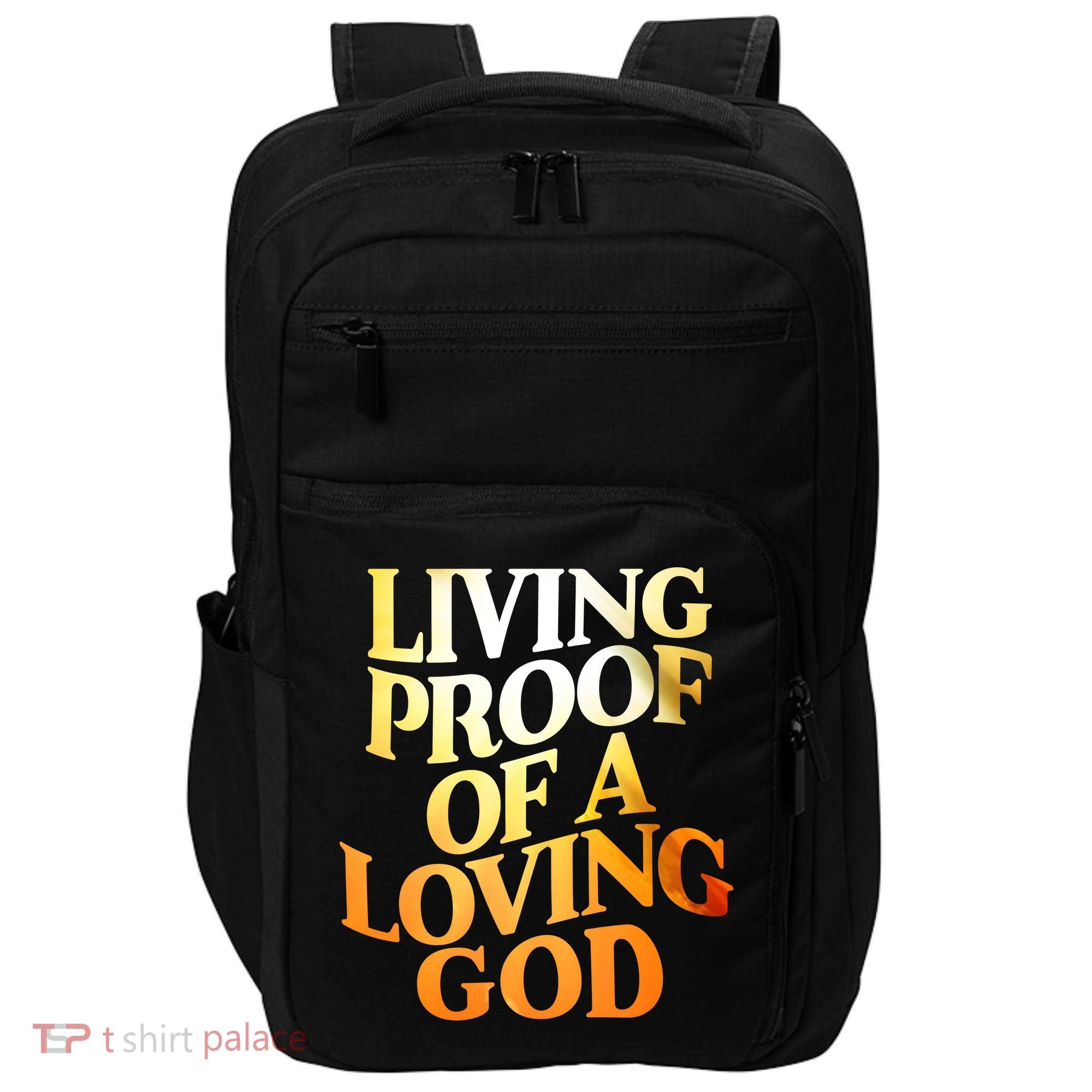 Living Proof Of A Loving God Impact Tech Backpack