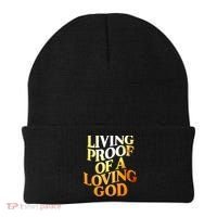 Living Proof Of A Loving God Beanie thumb 0
