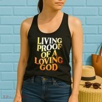 Living Proof Of A Loving God Women's Tank Top thumb 2