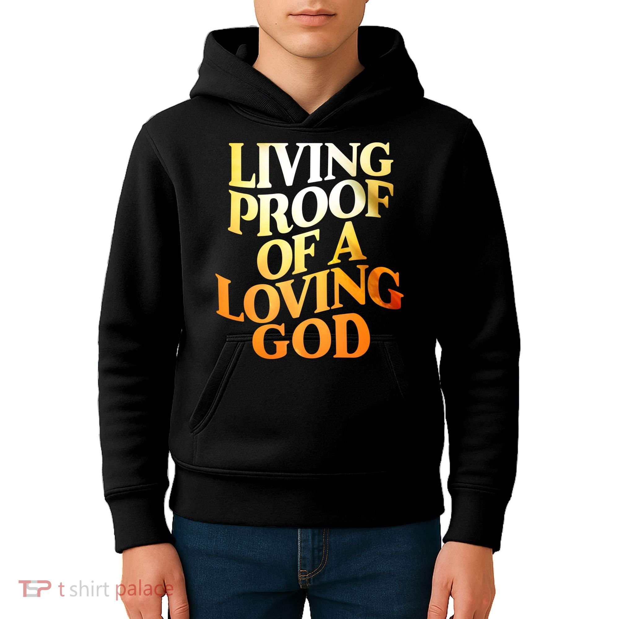 Living Proof Of A Loving God Kids Hoodie