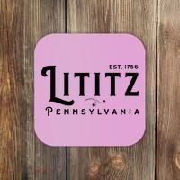Lititz Pennsylvania Pa Lancaster County Cool Small Town Usa Coaster thumb 0