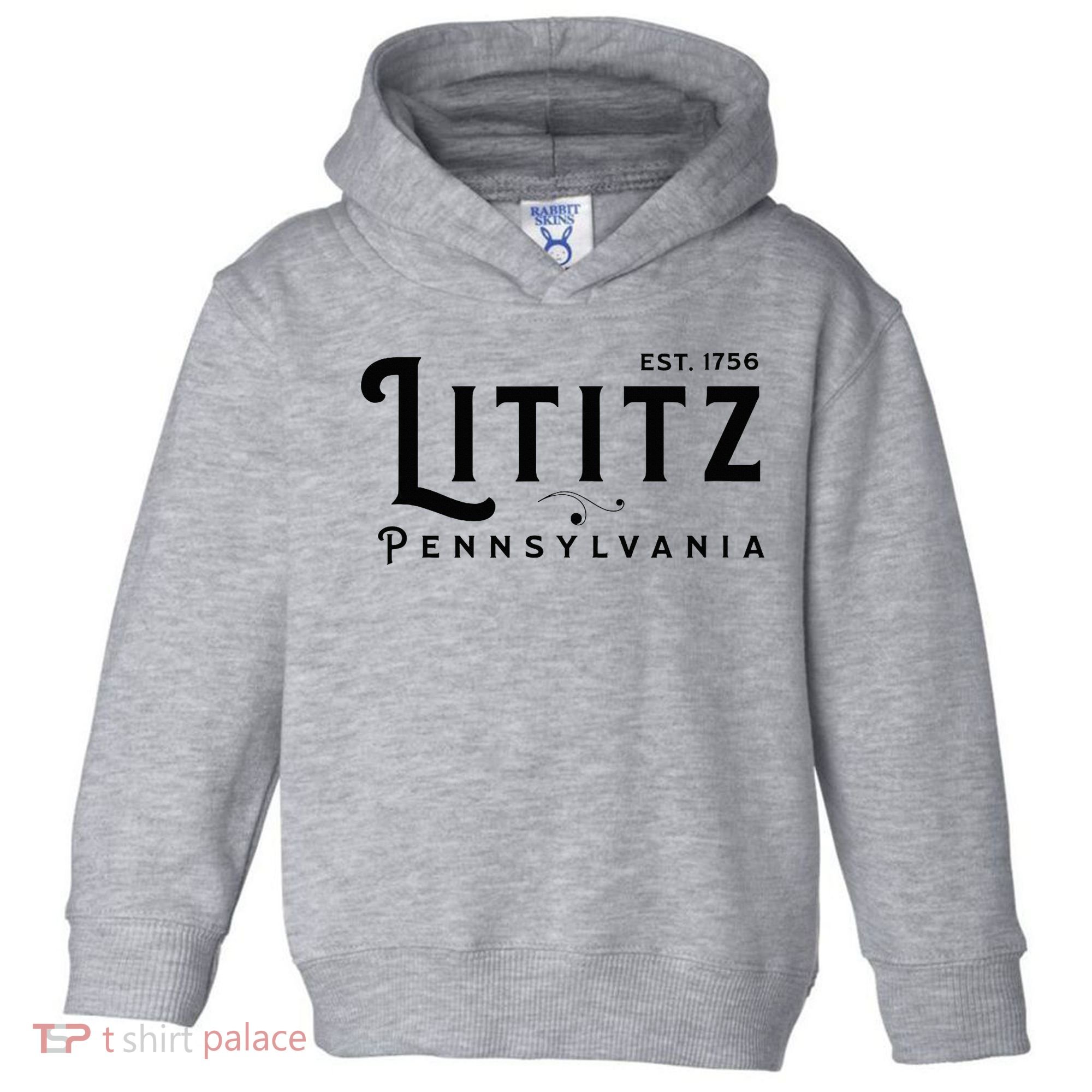 Lititz Pennsylvania Pa Lancaster County Cool Small Town Usa Toddler Hoodie