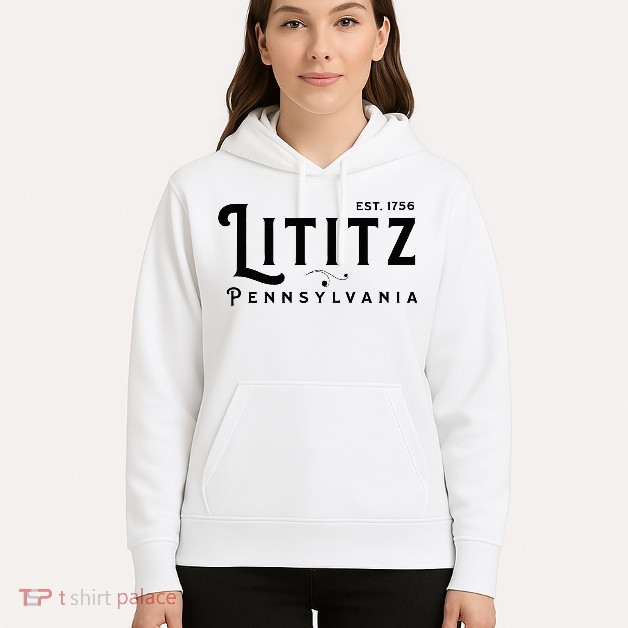 Lititz Pennsylvania Pa Lancaster County Cool Small Town Usa Hoodie
