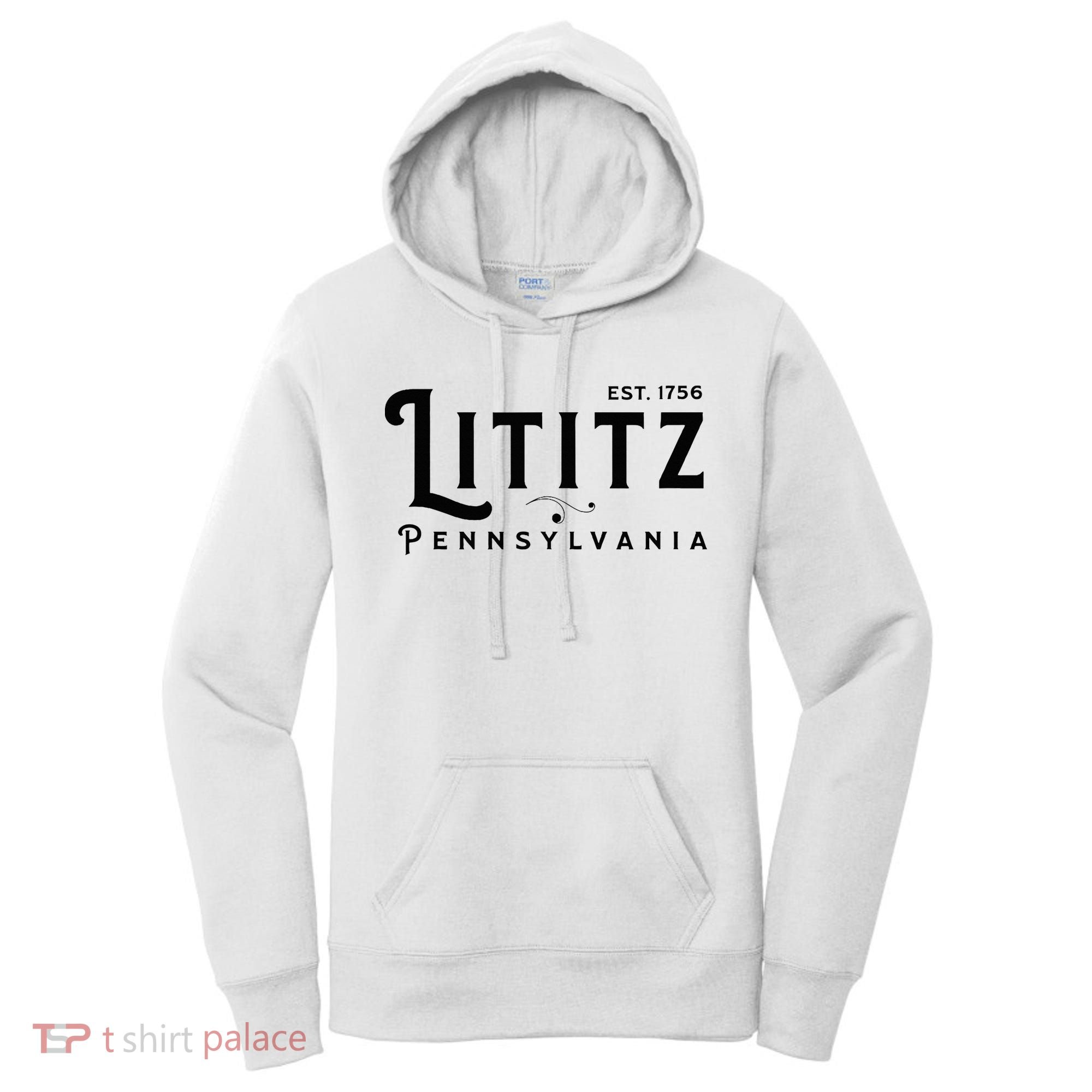 Lititz Pennsylvania Pa Lancaster County Cool Small Town Usa Women's Hoodie