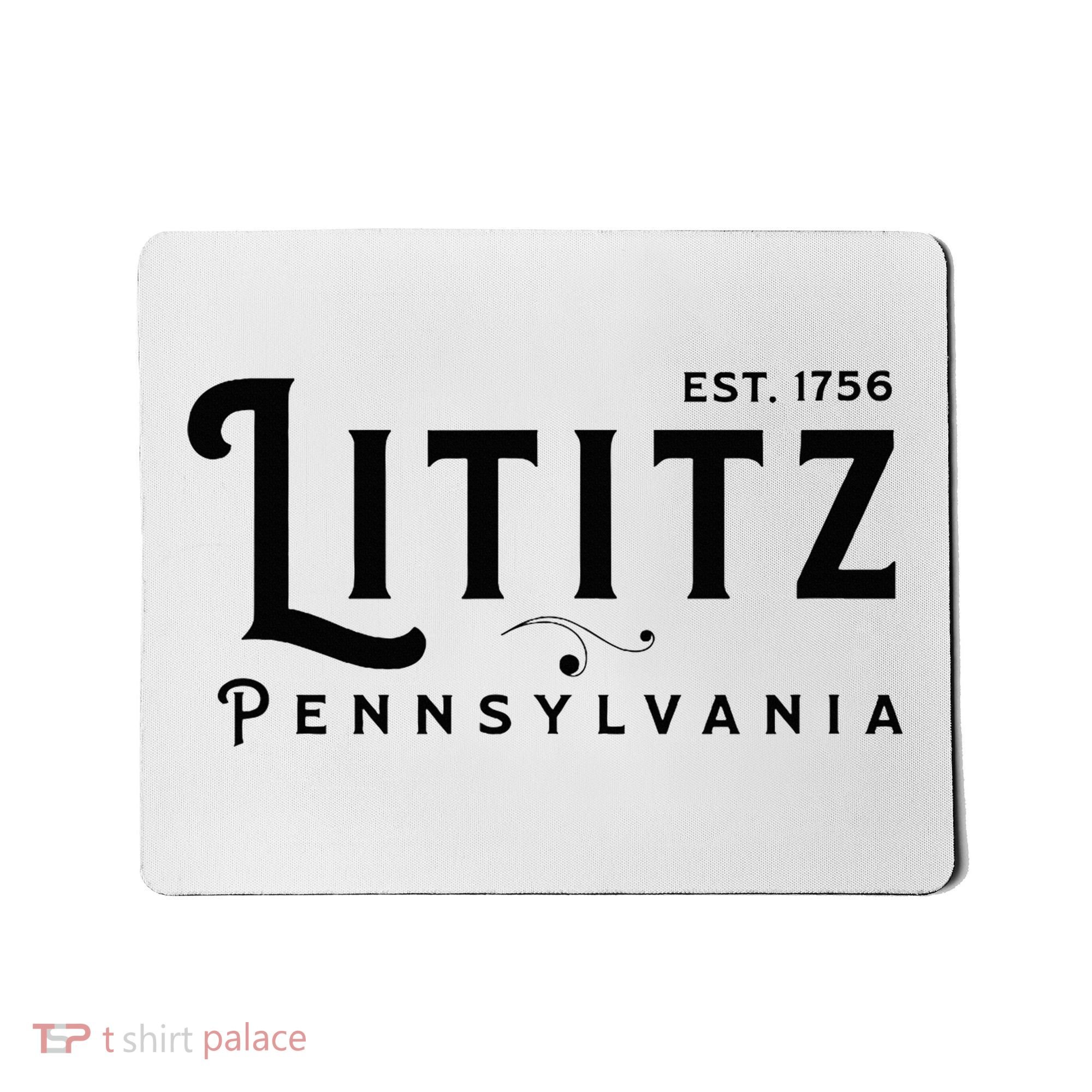 Lititz Pennsylvania Pa Lancaster County Cool Small Town Usa Mousepad