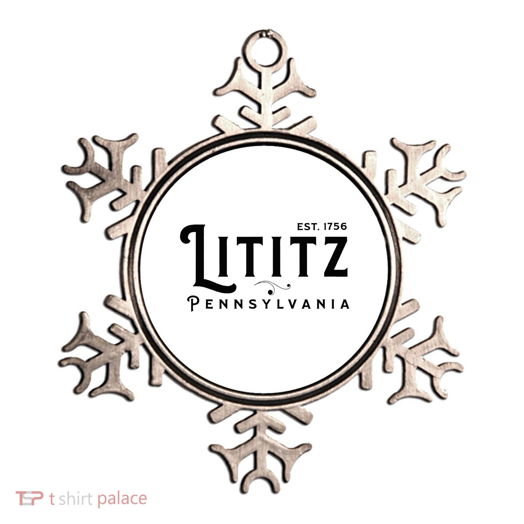 Lititz Pennsylvania Pa Lancaster County Cool Small Town Usa Ornament
