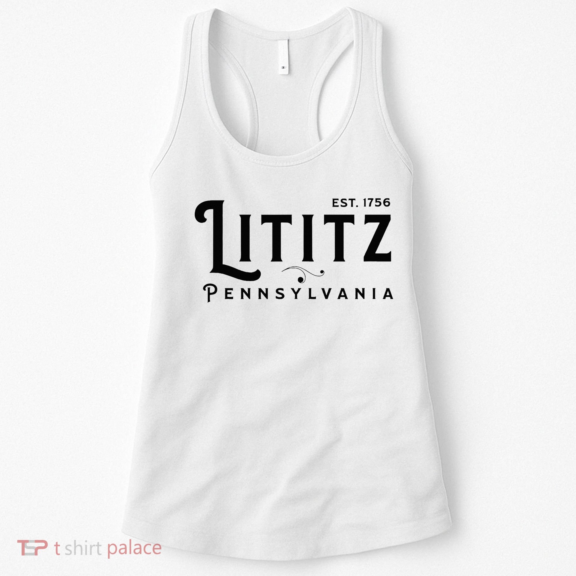 Lititz Pennsylvania Pa Lancaster County Cool Small Town Usa Women's Tank Top