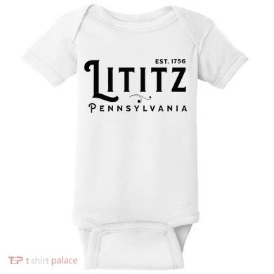 Lititz Pennsylvania Pa Lancaster County Cool Small Town Usa Baby Bodysuit