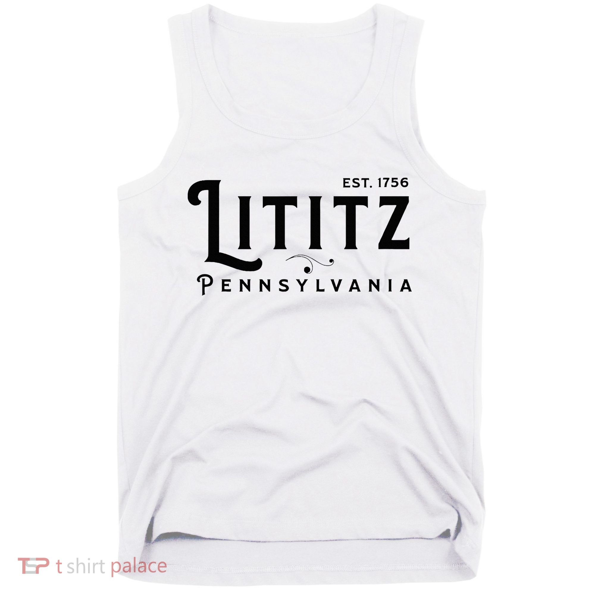 Lititz Pennsylvania Pa Lancaster County Cool Small Town Usa Tank Top