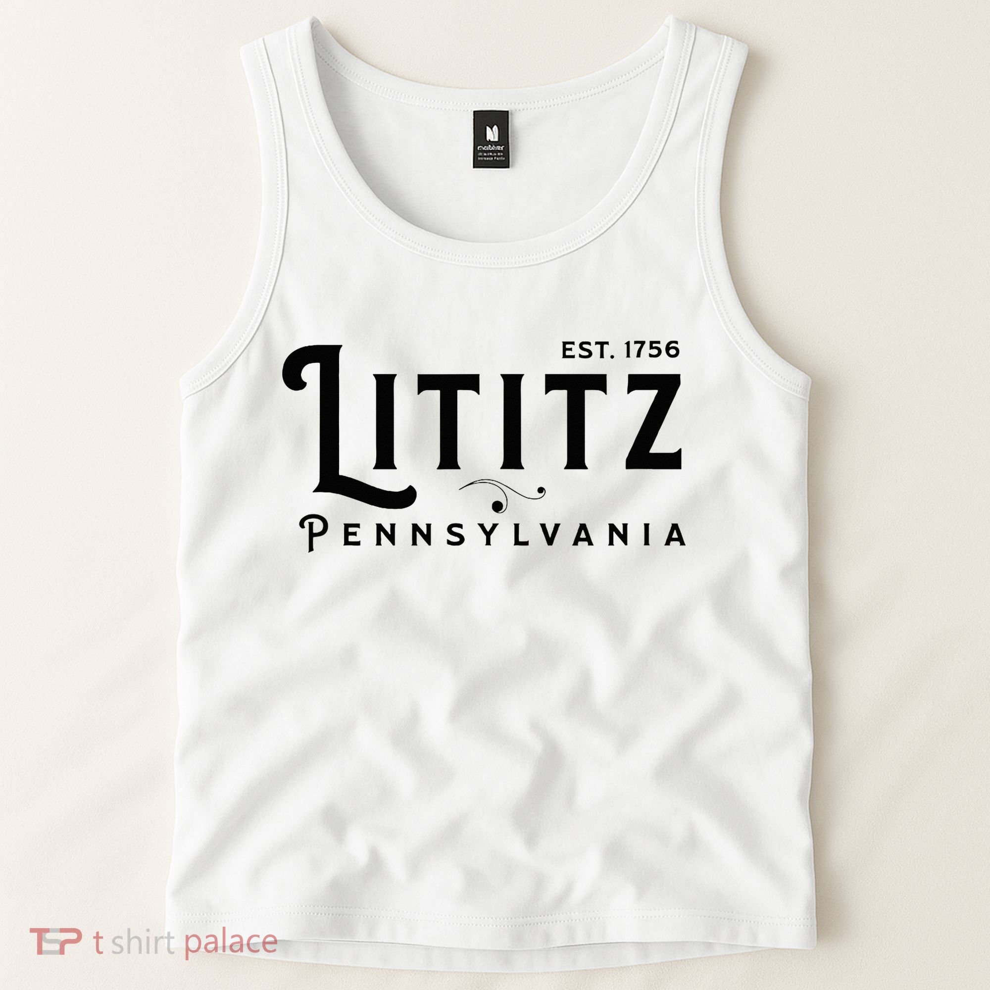 Lititz Pennsylvania Pa Lancaster County Cool Small Town Usa Tank Top