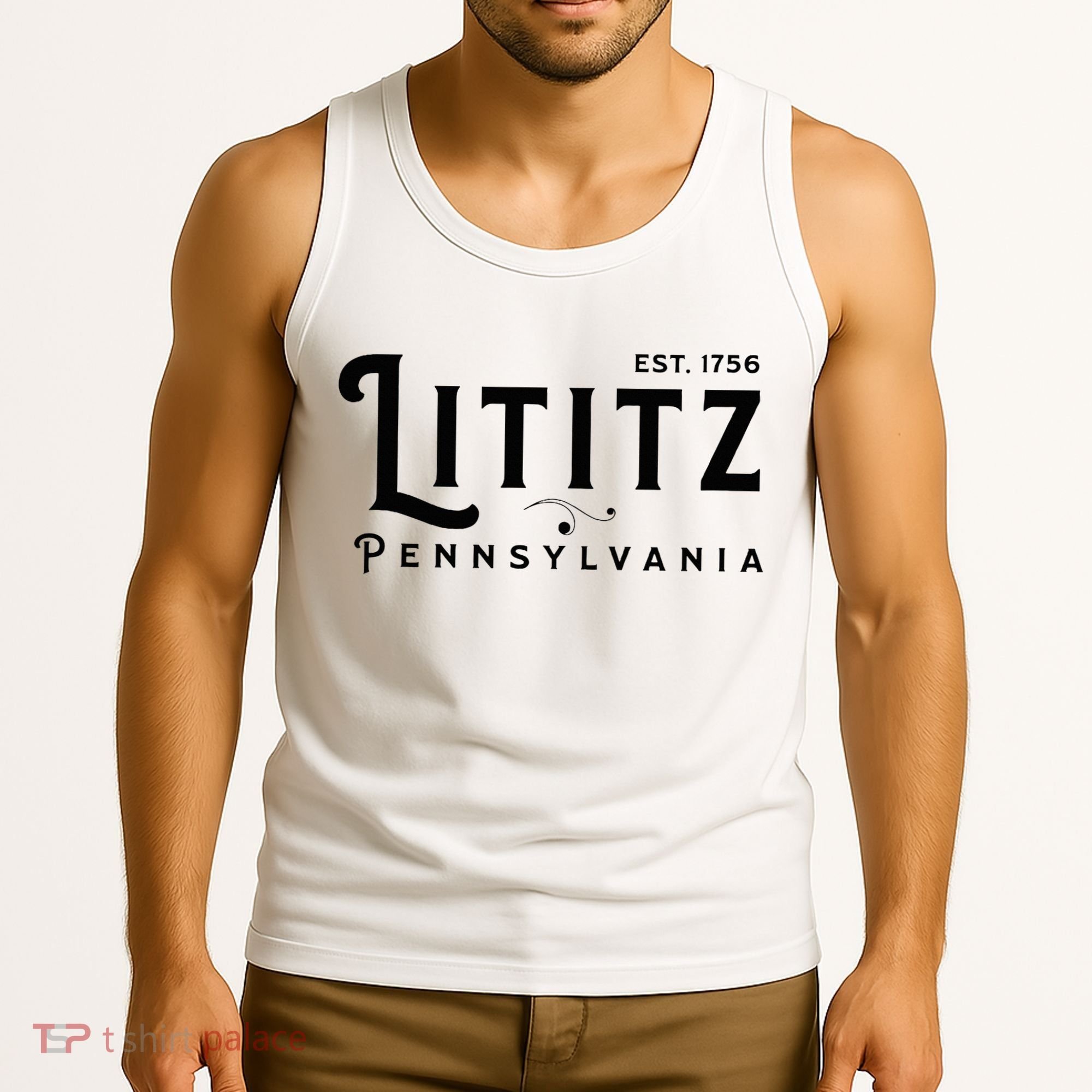 Lititz Pennsylvania Pa Lancaster County Cool Small Town Usa Tank Top