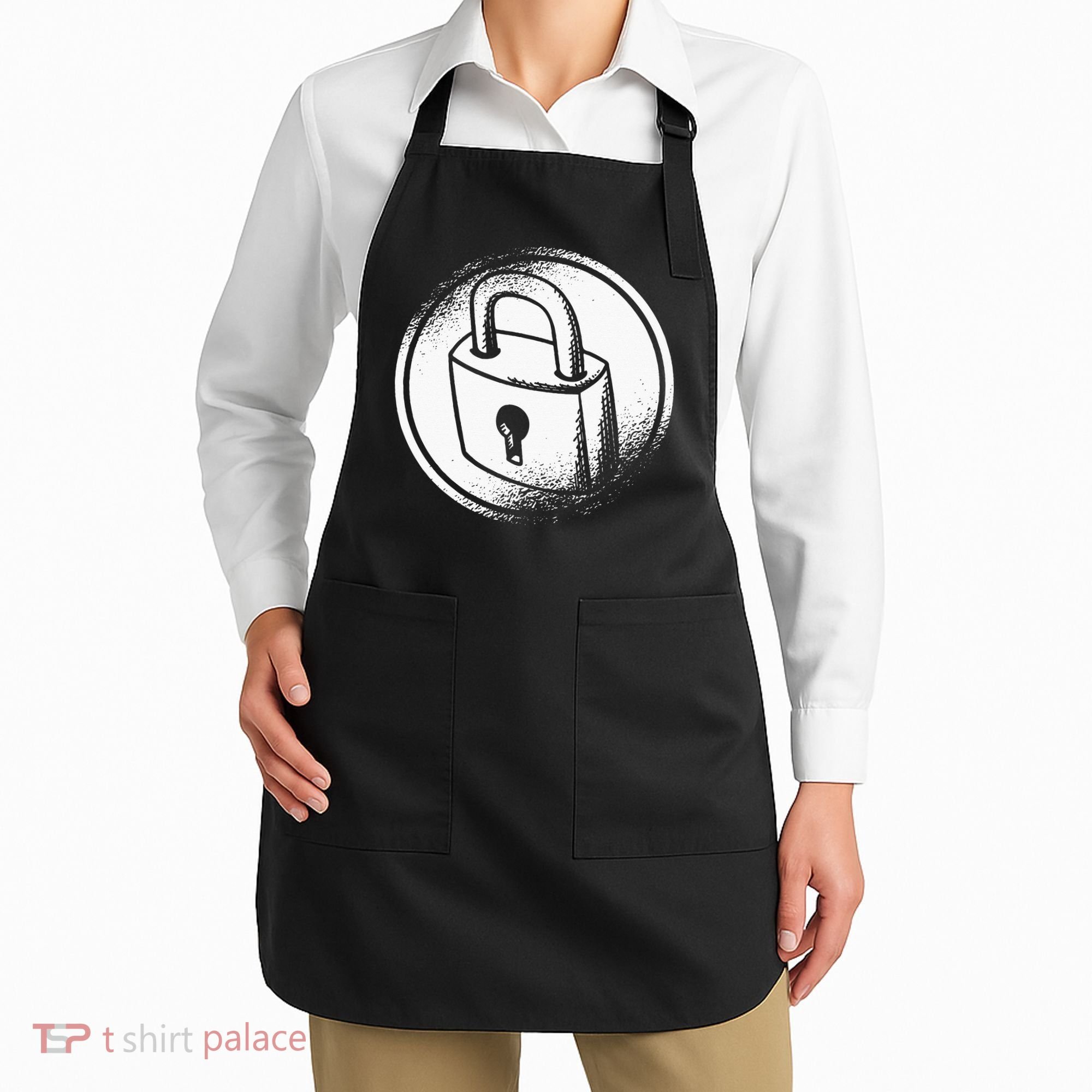 Locksmith Padlock Picker Key Maker Technician Locksmithing Apron