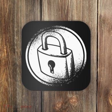 Locksmith Padlock Picker Key Maker Technician Locksmithing Coaster